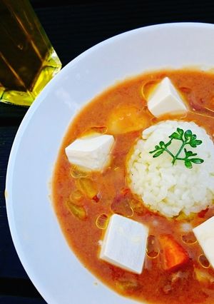お豆腐トッピングカレー-レシピのメイン写真