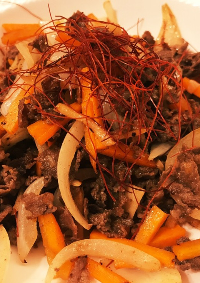 おうちにあるもので簡単！牛肉の生姜炒め-レシピのメイン写真