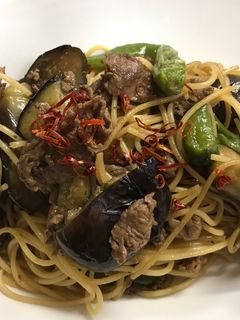 なすとししとうの和風パスタ♪-レシピのメイン写真