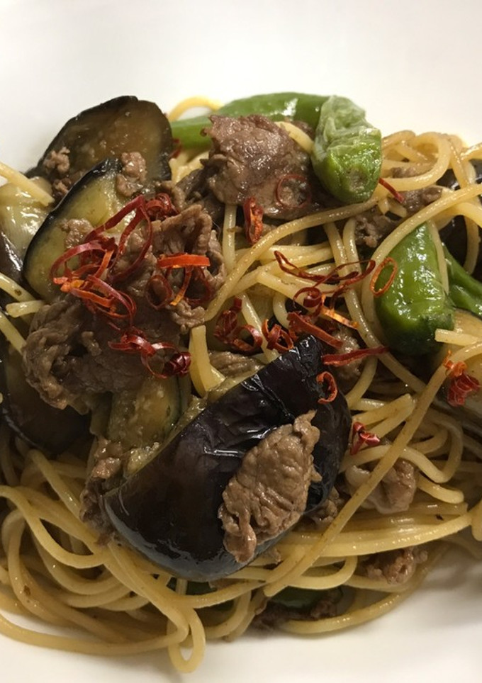 なすとししとうの和風パスタ♪-レシピのメイン写真