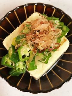 オクラかけ冷奴-レシピのメイン写真