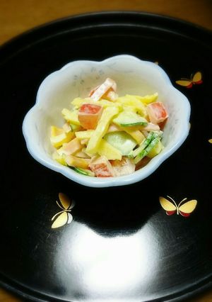 余った漬け物で♪さっぱりサラダ♪-レシピのメイン写真