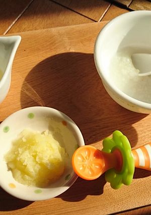 離乳食☆じゃがいものお粥(鰹昆布だし)-レシピのメイン写真