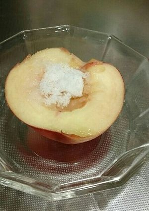 美味しくない (甘くない)桃の食べ方-レシピのメイン写真