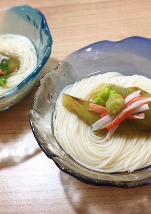 懐石料理屋さんの涼やか素麺-レシピのメイン写真