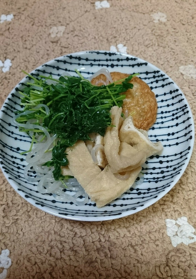 時短！厚揚げと糸こんと玉ねぎ天の煮物-レシピのメイン写真