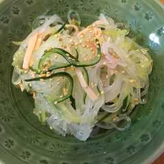 รูปของ 暑い夏にさっぱりと♡マロニーの酢の物