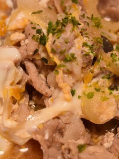 豚肉の卵とじ(他人丼)-レシピのメイン写真