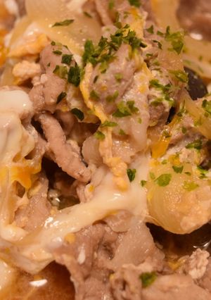 豚肉の卵とじ(他人丼)-レシピのメイン写真
