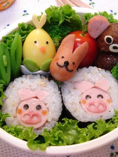 ブタさん海苔巻き-レシピのメイン写真