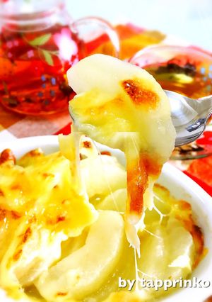秋の朝食♡梨のハニーチーズグラタン-レシピのメイン写真