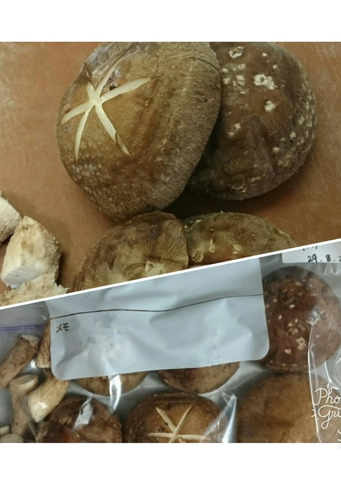 とっても便利！しいたけの冷凍方法-レシピのメイン写真