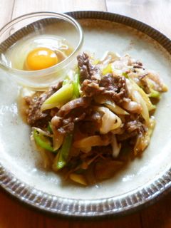 牛肉と白ねぎの甘辛炒め♪-レシピのメイン写真