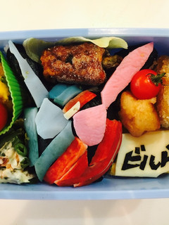 仮面ライダービルドのキャラ弁-レシピのメイン写真