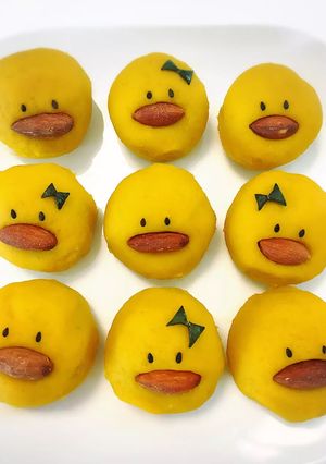 ぴよだらけのスイートパンプキン♡-レシピのメイン写真