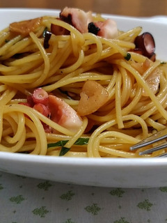 タコと大葉のガーリックバター醤油パスタ-レシピのメイン写真