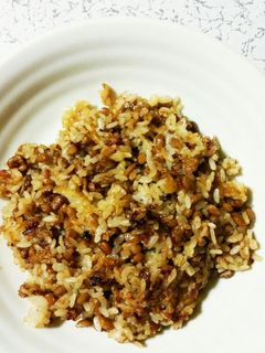 簡単に!納豆のバター焼き飯-レシピのメイン写真