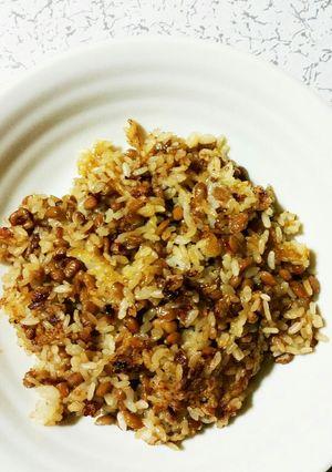 簡単に！納豆のバター焼き飯-レシピのメイン写真