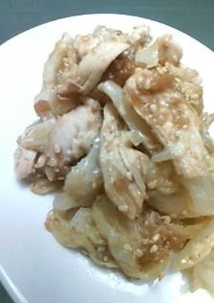 キャベツとささみの梅ゴマ和え-レシピのメイン写真