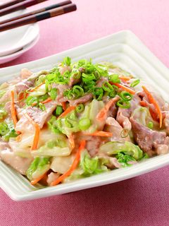白菜と豚肉のオイマヨ炒め-レシピのメイン写真