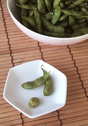 おすすめ♡簡単おつまみ*枝豆はわさびで！-レシピのメイン写真