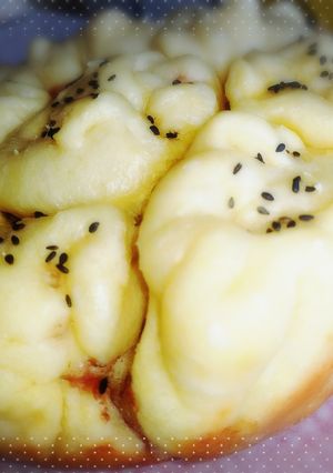 ♡低糖質 豆腐ヨーグルトあんぱん♡-レシピのメイン写真