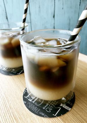 あま酒×コーヒー二層ラテ-レシピのメイン写真