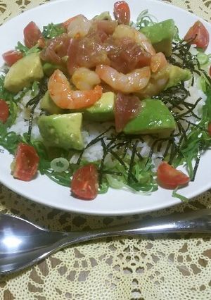 よくばり海鮮彩り丼-レシピのメイン写真