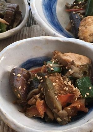 なすとトマトの味噌炒め-レシピのメイン写真