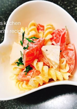 ❁鶏ハムとトマトのマカロニサラダ❁-レシピのメイン写真