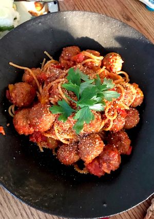 ミートボールのパスタ-レシピのメイン写真