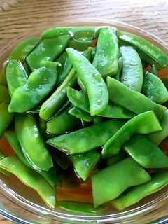 旬の豆の彩りおひたし-レシピのメイン写真