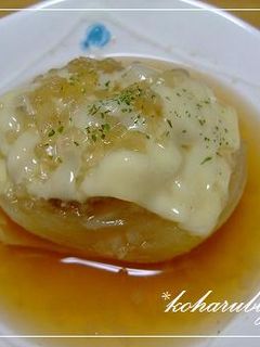*バーグチーズのとろ~りオニオンスープ*-レシピのメイン写真