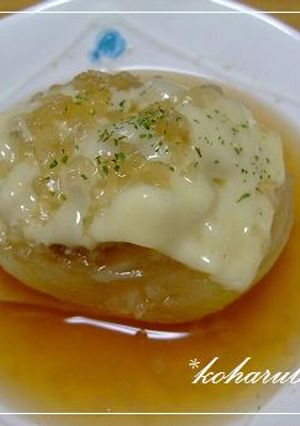*バーグチーズのとろ～りオニオンスープ*-レシピのメイン写真