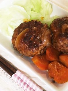 *炊飯器で煮込みハンバーグ*-レシピのメイン写真