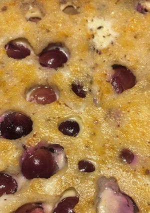 葡萄のクラフティ ココナッツ風味-レシピのメイン写真
