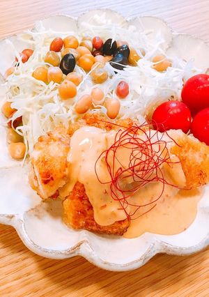 鶏胸肉やわらかジューシー♩チリマヨチキン-レシピのメイン写真