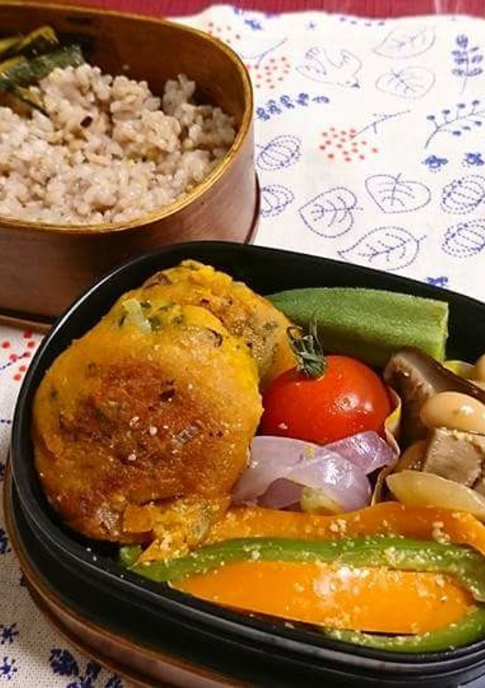 リメイク☆かぼちゃのお焼き弁当-レシピのメイン写真