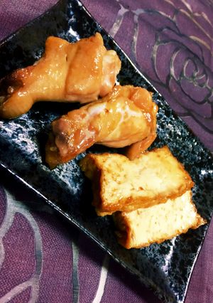 手羽元と厚揚げの照り焼き-レシピのメイン写真