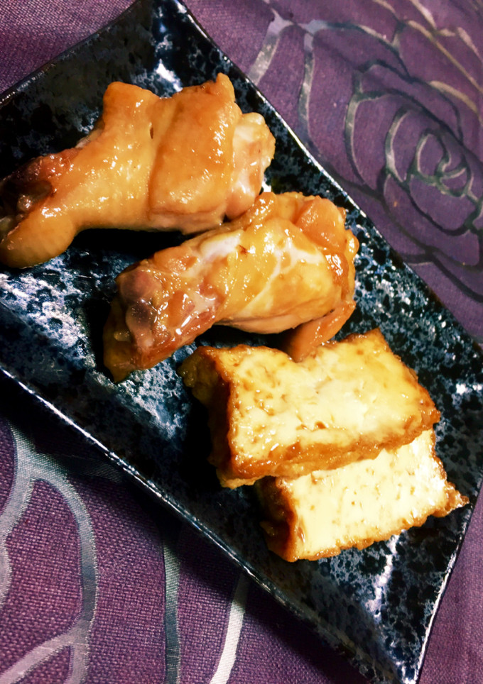 手羽元と厚揚げの照り焼き-レシピのメイン写真