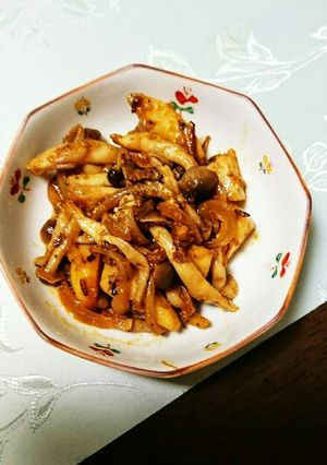 じゃがいもとしめじのミートソース炒め-レシピのメイン写真