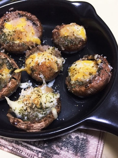 簡単過ぎ♪マッシュルームのチーズ焼き-レシピのメイン写真