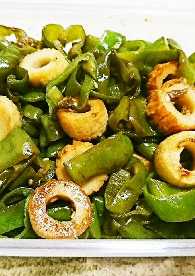 甘唐辛子とちくわの醤油炒め-レシピのメイン写真