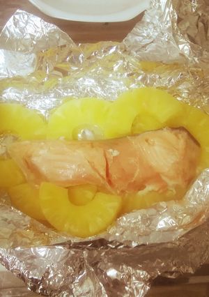鮭パイナップル-レシピのメイン写真