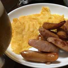 完全おつまみ！簡単焼きチーズとウインナー-レシピのメイン写真