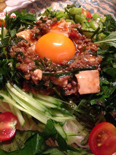 麻婆豆腐のジャージャー麺風-レシピのメイン写真