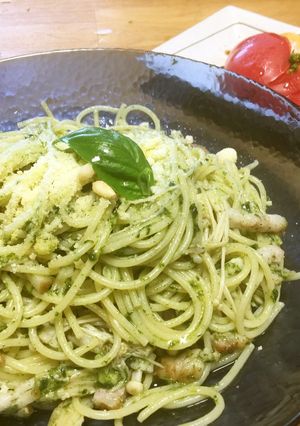 鮮烈な香り！すり鉢の本格ジェノベーゼ-レシピのメイン写真