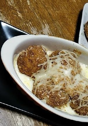 コロッと可愛い２種類のコロッケグラタン-レシピのメイン写真