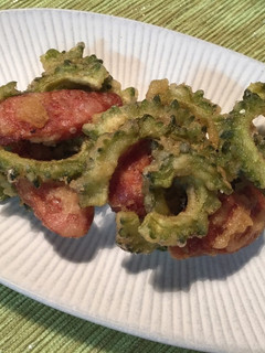 ゴーヤとウィンナーのかき揚げ-レシピのメイン写真