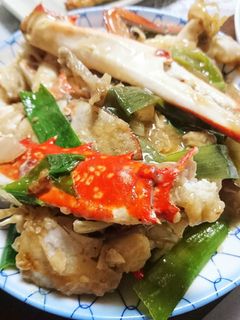 姜炒螃蟹 カニの本格オイスター生姜炒め-レシピのメイン写真